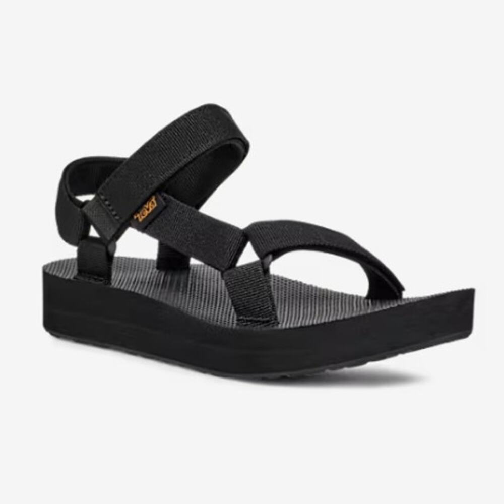 Teva Black Women's Midform Universal Sandal 7